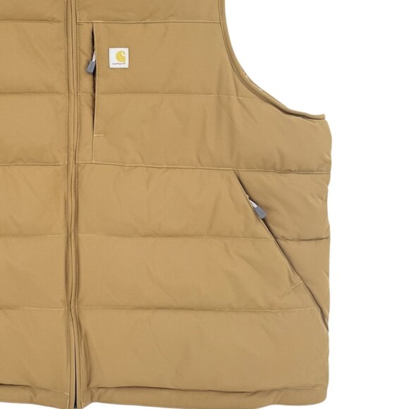 Carhartt Women's Montana Tan Relaxed Insulated Reversible Vest 3X (24W-26W) NWOT - Picture 7 of 12
